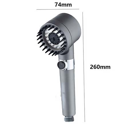 🚿 50% DE RÉDUCTION! 💧 Ensemble de Pommeau de Douche Multifonctionnel Haute Pression – 4 Modes, Design Épuré & Filtration Améliorée Pour Une Douche Revitalisante ✨