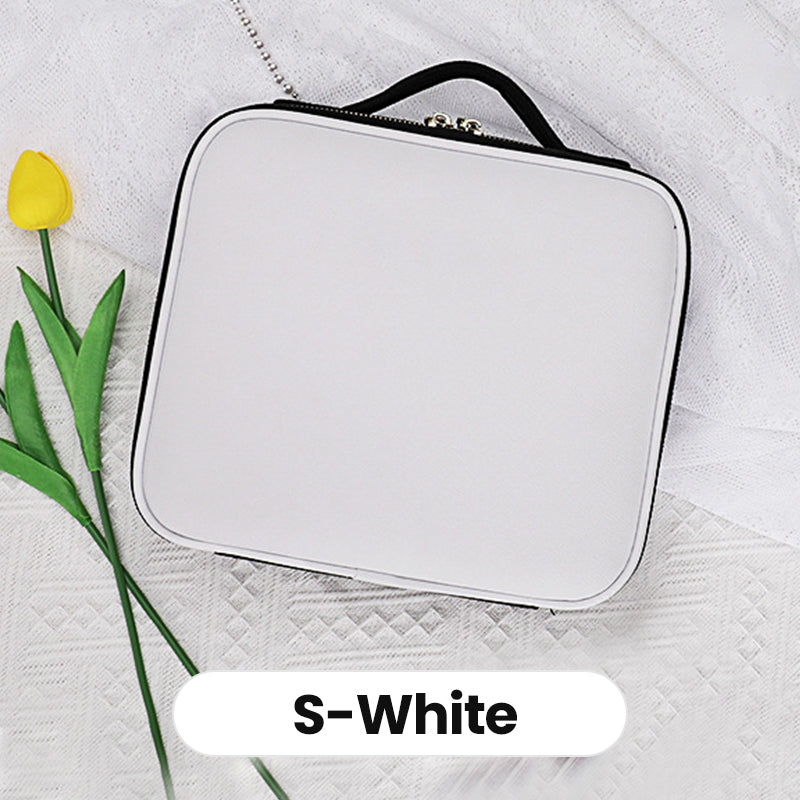 ✨ 50 % de réduction + livraison gratuite 🔥 Trousse de maquillage portable avec miroir LED – Maquillage parfait partout