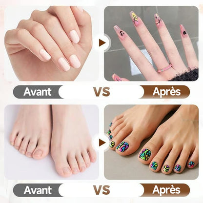 🎄Prévente de Noël - 43 % de réduction🌈Set de 12 stylos pour art des ongles