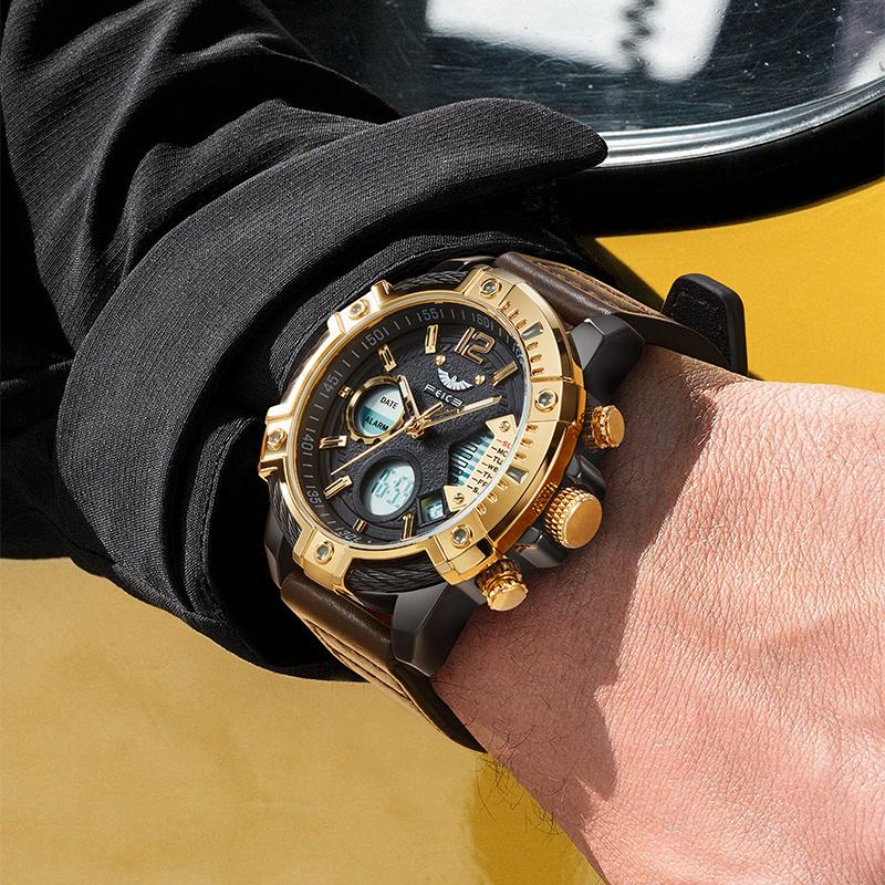 ⌚ 60% DE RÉDUCTION ! 🏃‍♂️ Montre de Sport à Quartz Multifonctionnelle – Double Affichage, Étanche 3 ATM & Parfaite pour Activités Quotidiennes ⏱️📦