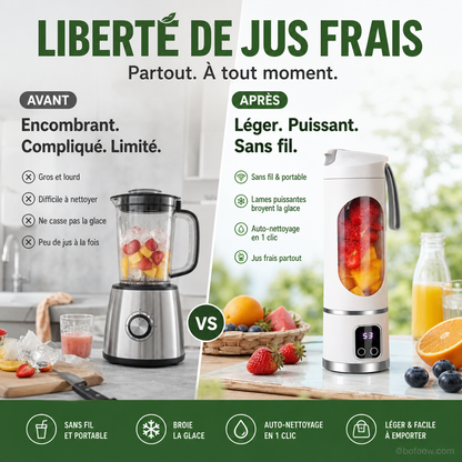 🎉 Soldes 2026 — Plus de 36 000 ventes !🍊 Presse-Agrumes Portable Sans Fil 🥤