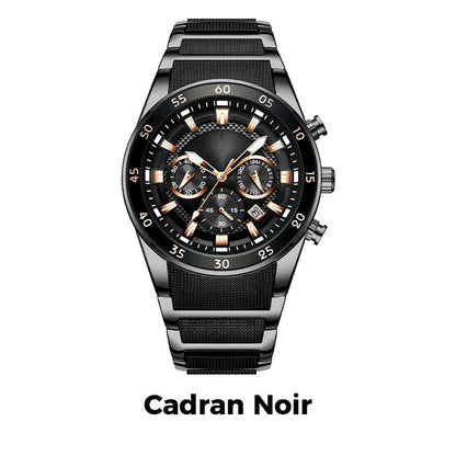 ⌚🔥Montre à Quartz Multifonctionnelle Imperméable pour Hommes