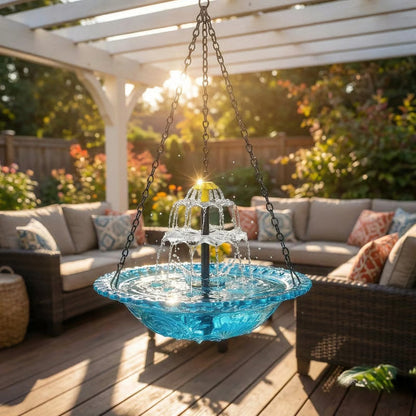 🐦💧 Offre spéciale du moment：57 % de réduction 🔥 Fontaine solaire de bain d’oiseaux suspendue
