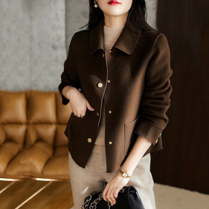✨🍂57% de réduction🔥Manteau réversible court d'automne pour femme