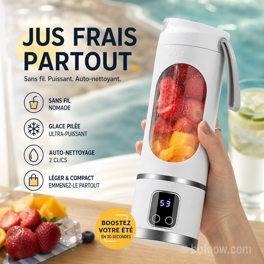 🎉 Soldes 2026 — Plus de 36 000 ventes !🍊 Presse-Agrumes Portable Sans Fil 🥤