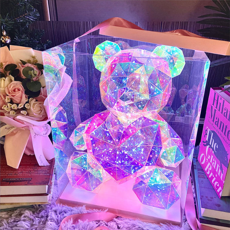 💕Offre spéciale Saint-Valentin - 60 % de réduction🎁 Ours lumineux coloré