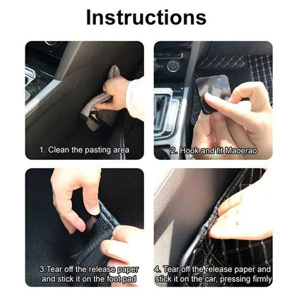 🚗🔩 20 autocollants de fixation pour tapis de sol de voiture