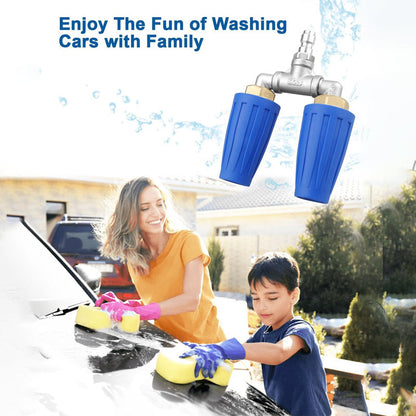 🎯🔥 Offre spéciale : -60 % ! 🚿 Buse Turbo Acier Inox 🌟 – Parfaite pour terrasse, voiture et façade 🏡🚗