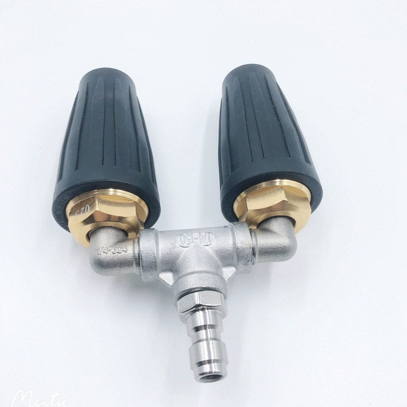 🎯🔥 Offre spéciale : -60 % ! 🚿 Buse Turbo Acier Inox 🌟 – Parfaite pour terrasse, voiture et façade 🏡🚗