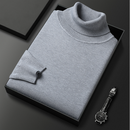 ✨Nouvel Arrivage✨ Pull en cachemire Premium de couleur unie pour hommes - Achetez-en deux et bénéficiez de la livraison gratuite