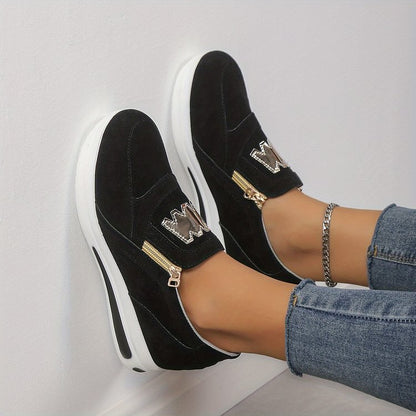 📢📢50% DE RÉDUCTION !! ⏰ Baskets Orthopédiques à Plateforme pour Femmes – Soutien Triple Voûte, Semelle Antidérapante & Confort Pieds Nus 🥿👣