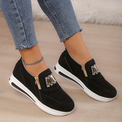 📢📢50% DE RÉDUCTION !! ⏰ Baskets Orthopédiques à Plateforme pour Femmes – Soutien Triple Voûte, Semelle Antidérapante & Confort Pieds Nus 🥿👣