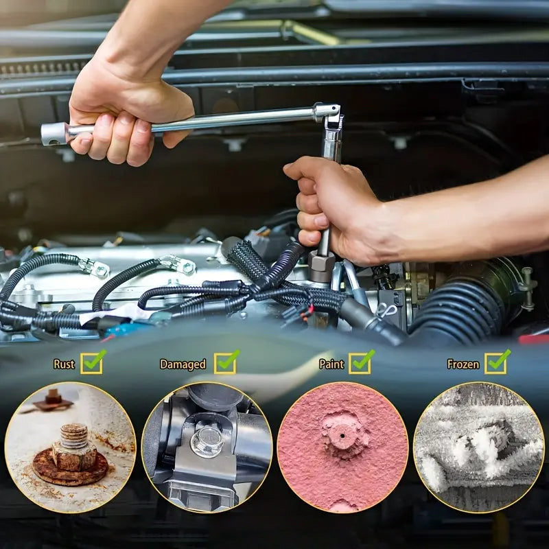 ⚡Promotion exceptionnelle : 50 % de réduction + livraison gratuite🔩Kit d'extracteurs pour vis et boulons grippés🚗