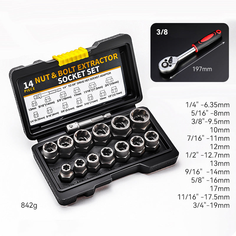 ⚡Promotion exceptionnelle : 50 % de réduction + livraison gratuite🔩Kit d'extracteurs pour vis et boulons grippés🚗