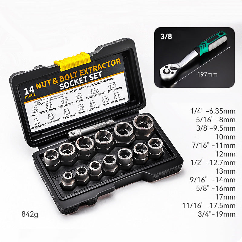⚡Promotion exceptionnelle : 50 % de réduction + livraison gratuite🔩Kit d'extracteurs pour vis et boulons grippés🚗