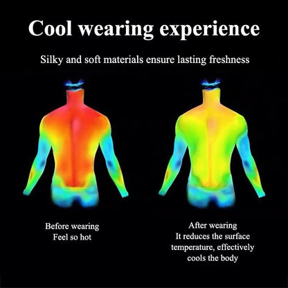 👔Chemise Homme en Tissu Technique ❄️ Fraîcheur Glacée, Respiration Optimale, Léger & Anti-Taches pour l'Été 📢