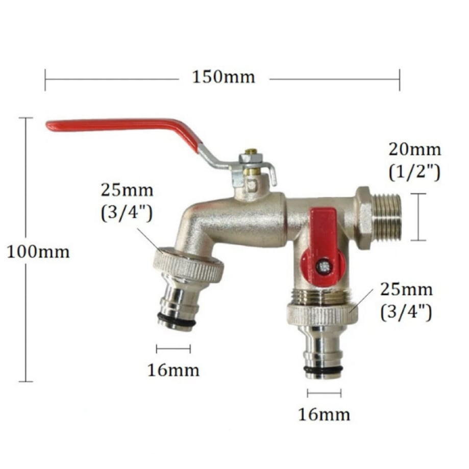 🚰 PROMO EXCLUSIVE : 50% DE RÉDUCTION ! ⚙️ Robinet de Jardin Universel en Acier Inoxydable à Double Sortie – Vannes Indépendantes, Installation Facile & Robuste 🔧