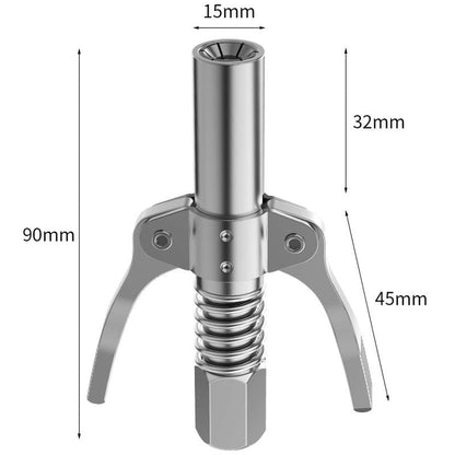 📢📢50 % DE RÉDUCTION !! ⏰ Coupleur de Graisseur à Double Poignée Haute Pression – Connexion Universelle, Robuste & Anti-Fuite pour Atelier ⚙️