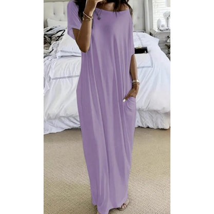 📢📢50 % de réduction !! ⏰Robe Longue Ample & Décontractée – Confort Absolu au Quotidien 🌿👗【Offre Limitée】