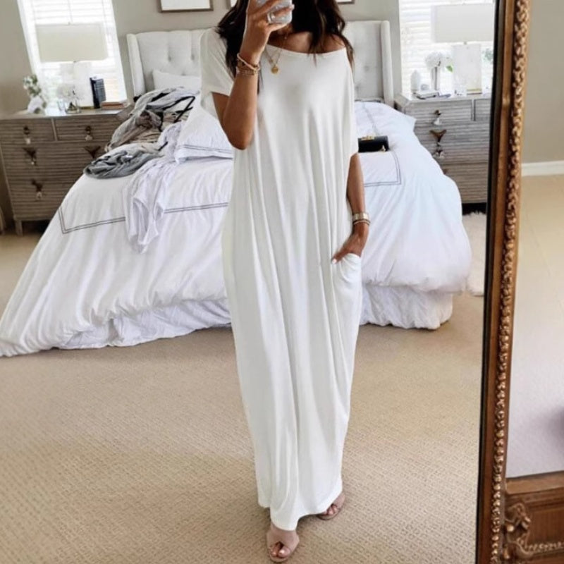 📢📢50 % de réduction !! ⏰Robe Longue Ample & Décontractée – Confort Absolu au Quotidien 🌿👗【Offre Limitée】