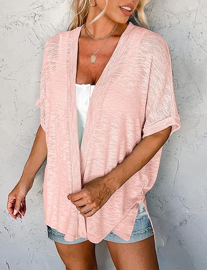 🍂Gilet Fluide à Manches Courtes ✅ Léger & Polyvalent | Parfait pour le Layering 🌸 -58% AUJOURD’HUI 🔥