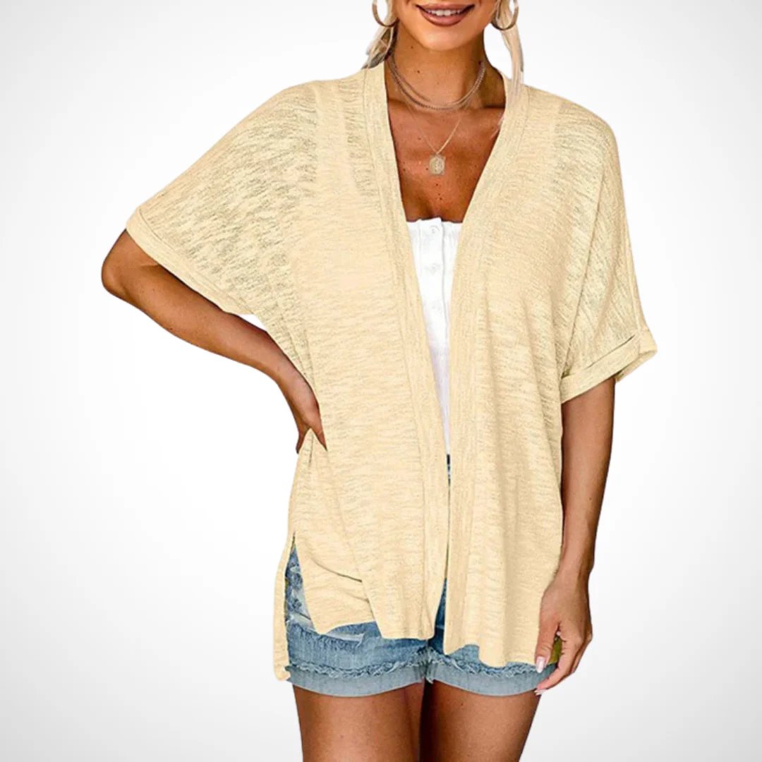 🍂Gilet Fluide à Manches Courtes ✅ Léger & Polyvalent | Parfait pour le Layering 🌸 -58% AUJOURD’HUI 🔥