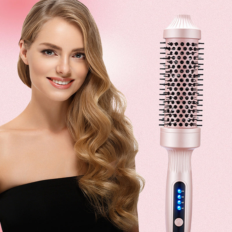 💇‍♀️ 50% DE RÉDUCTION! ✨ Brosse à Cheveux 2-en-1 Volume & Lissage – Technologie Céramique-Tourmaline, 3 Températures & Style Parfait en 5 Min ⚡