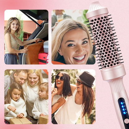 💇‍♀️ 50% DE RÉDUCTION! ✨ Brosse à Cheveux 2-en-1 Volume & Lissage – Technologie Céramique-Tourmaline, 3 Températures & Style Parfait en 5 Min ⚡