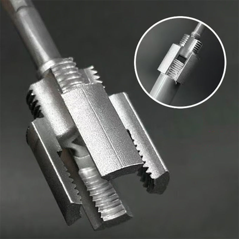 💎 Achetez 1, obtenez 1 GRATUIT ! 💎 Outil de Filetage Double pour Tuyaux PVC – Intérieur & Extérieur, Compatible Perceuse, Précis & Robuste 🛠️💧