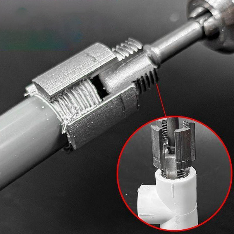 💎 Achetez 1, obtenez 1 GRATUIT ! 💎 Outil de Filetage Double pour Tuyaux PVC – Intérieur & Extérieur, Compatible Perceuse, Précis & Robuste 🛠️💧