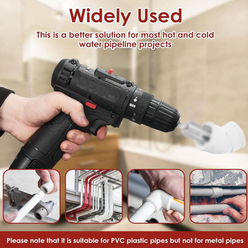 💎 Achetez 1, obtenez 1 GRATUIT ! 💎 Outil de Filetage Double pour Tuyaux PVC – Intérieur & Extérieur, Compatible Perceuse, Précis & Robuste 🛠️💧