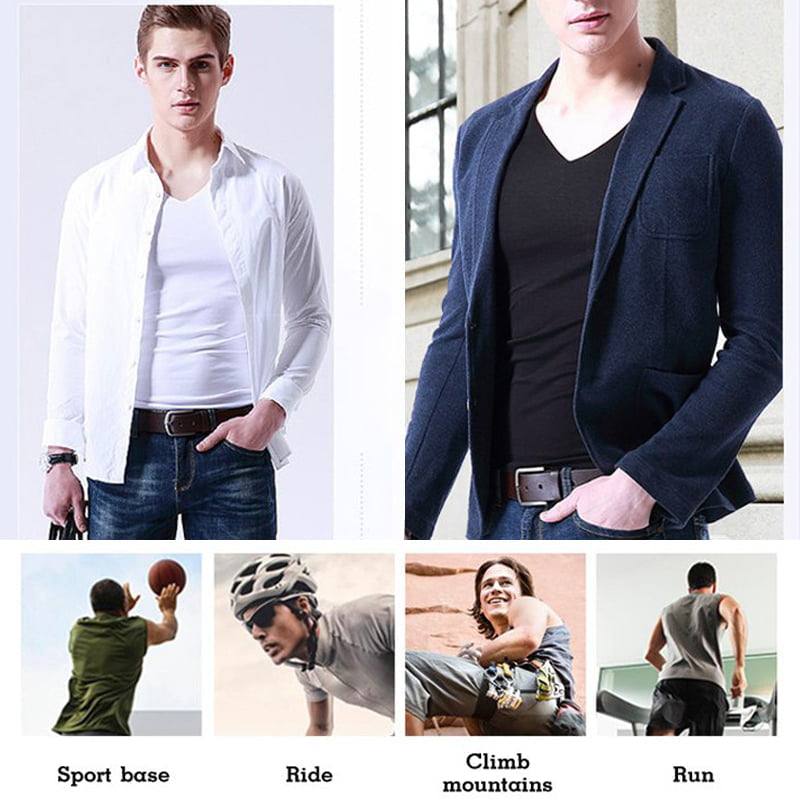 💪🌬️ 50 % de réduction + 2 articles, c'est moins cher 🧊 Gilet sans coutures extensible pour homme, préservant l'intimité