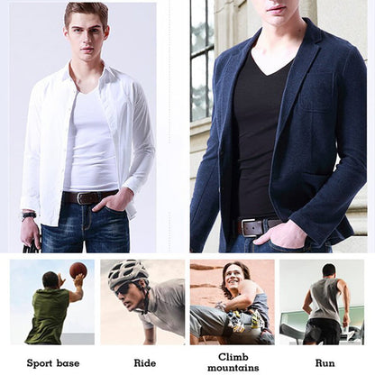 💪🌬️ 50 % de réduction + 2 articles, c'est moins cher 🧊 Gilet sans coutures extensible pour homme, préservant l'intimité