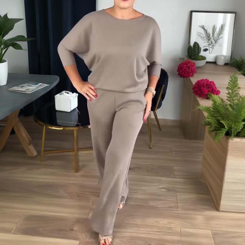 🎁 -50% AUJOURD'HUI + LIVRAISON GRATUITE 👇Ensemble 3 pièces élégant comprenant un cardigan long, un haut et un pantalon🔥