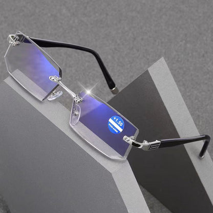 👓Lunettes de lecture sans monture bloquant la lumière bleue pour la presbytie