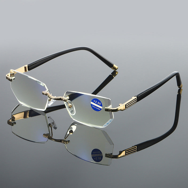 👓Lunettes de lecture sans monture bloquant la lumière bleue pour la presbytie