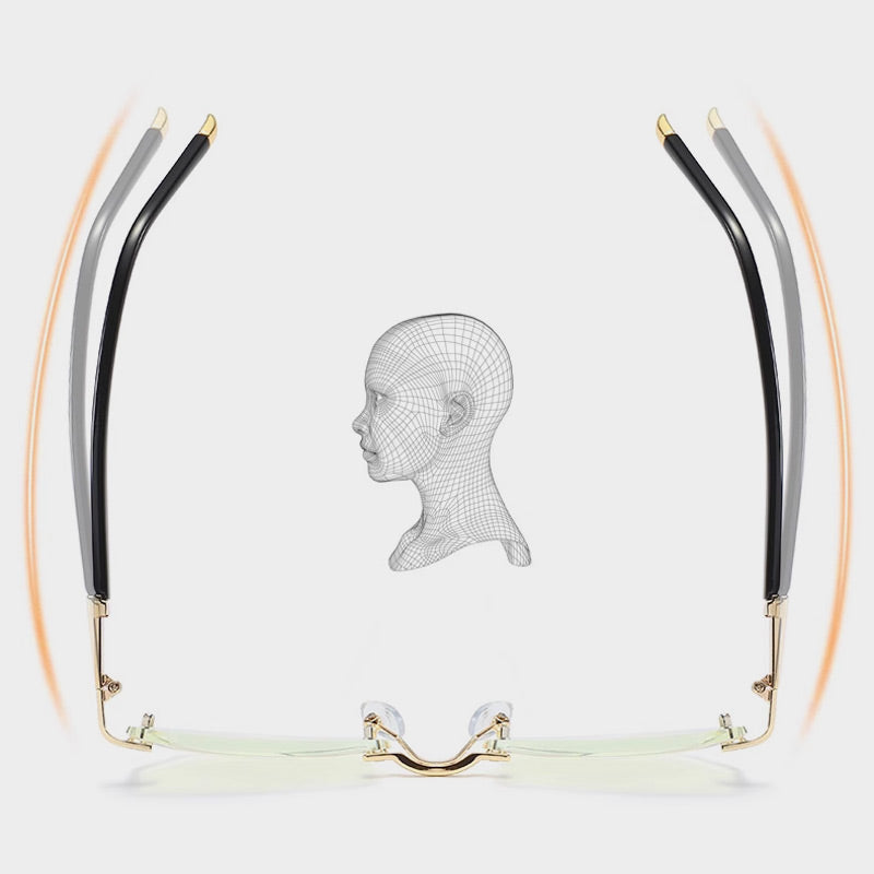 👓Lunettes de lecture sans monture bloquant la lumière bleue pour la presbytie