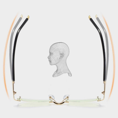 👓Lunettes de lecture sans monture bloquant la lumière bleue pour la presbytie