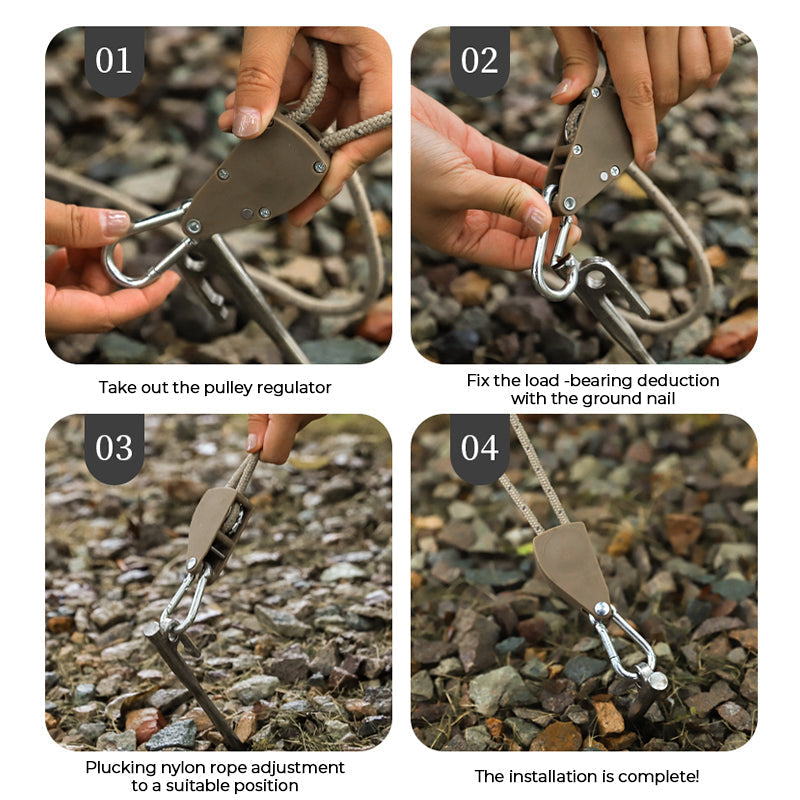 🧗 50% DE RÉDUCTION ! ⛺ Corde de Camping Portable & Réglable – Légère & Résistante, Idéale pour Randonnée, Sécurité & Survie 🪢