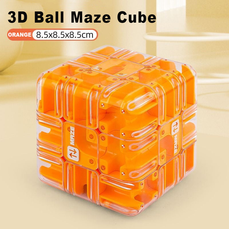 🧩 50% DE RÉDUCTION! ✨ Cube Labyrinthe 3D à Bille - Double Jeu Éducatif avec 120 Parcours pour Développer la Logique Spatiale et la Concentration 🧠🔛