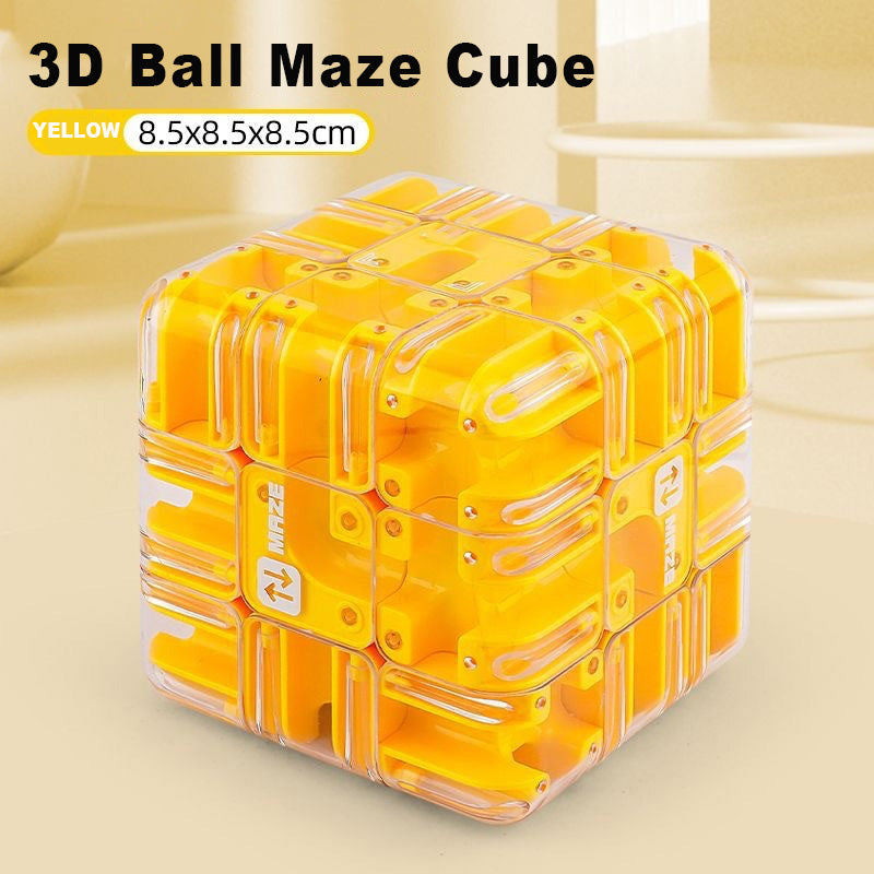 🧩 50% DE RÉDUCTION! ✨ Cube Labyrinthe 3D à Bille - Double Jeu Éducatif avec 120 Parcours pour Développer la Logique Spatiale et la Concentration 🧠🔛