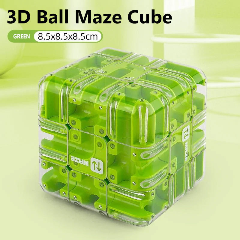 🧩 50% DE RÉDUCTION! ✨ Cube Labyrinthe 3D à Bille - Double Jeu Éducatif avec 120 Parcours pour Développer la Logique Spatiale et la Concentration 🧠🔛