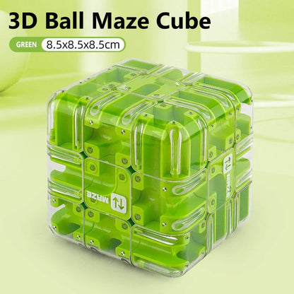 🧩 50% DE RÉDUCTION! ✨ Cube Labyrinthe 3D à Bille - Double Jeu Éducatif avec 120 Parcours pour Développer la Logique Spatiale et la Concentration 🧠🔛