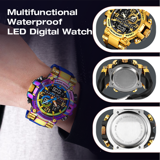 🔈🔈REMISE LIMITÉE DE 53 %🔥Montre LED numérique multifonctionnelle et étanche