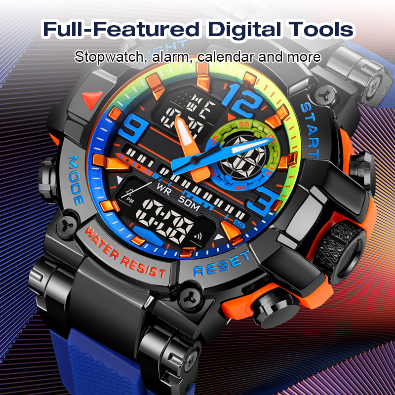 🔈🔈REMISE LIMITÉE DE 53 %🔥Montre LED numérique multifonctionnelle et étanche