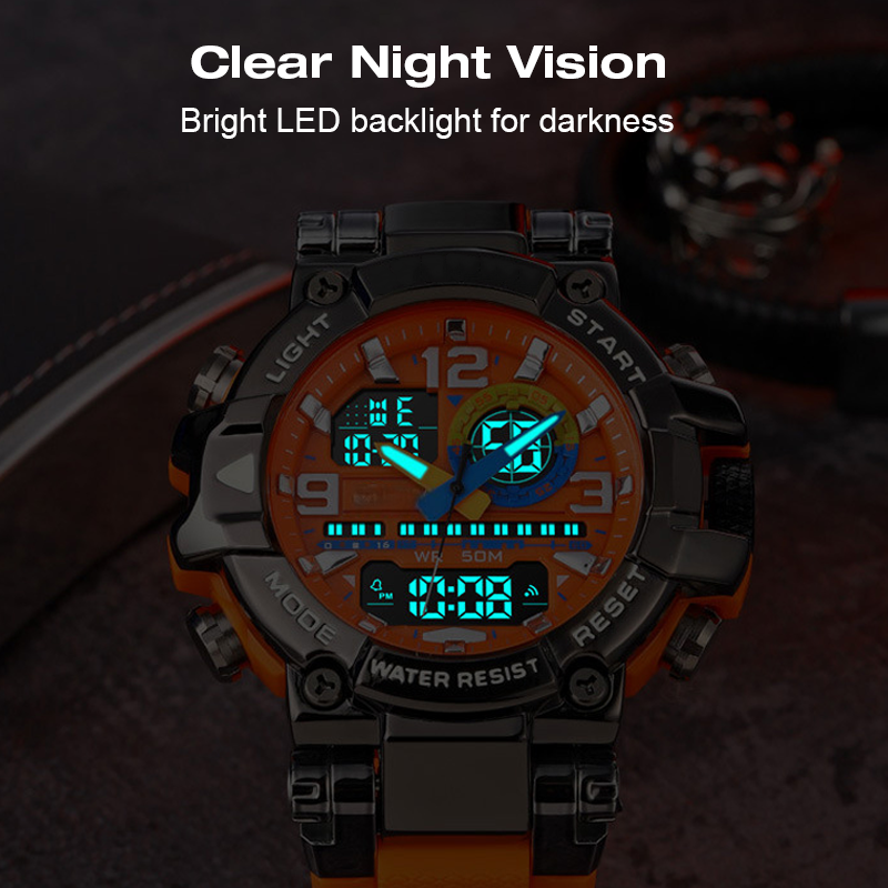 🔈🔈REMISE LIMITÉE DE 53 %🔥Montre LED numérique multifonctionnelle et étanche