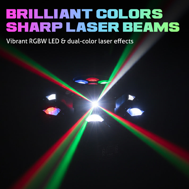 🌞 60 % de réduction 🔥 Éclairage d‘Ambiance LED Multi-Faisceaux – Télécommande, 16 Couleurs Changeantes & Installation Facile 🎨