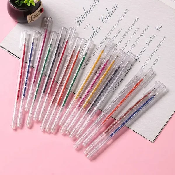 🎨 Stylos gel colorés – Couleurs vibrantes et créativité sans limite | -58% ⚡