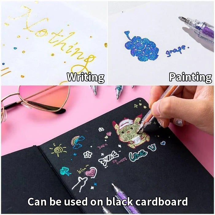 🎨 Stylos gel colorés – Couleurs vibrantes et créativité sans limite | -58% ⚡