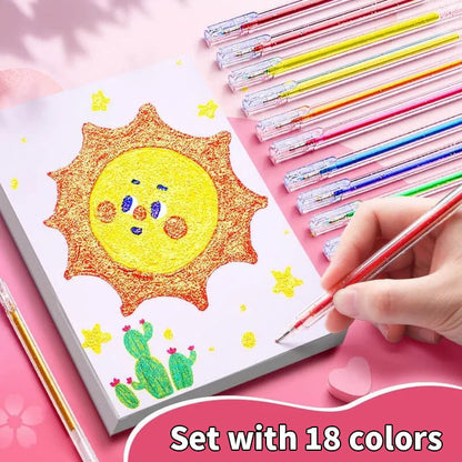 🎨 Stylos gel colorés – Couleurs vibrantes et créativité sans limite | -58% ⚡